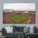 Cincinnati Reds Baseball Print Canvas- Cincinnati