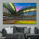 Milwaukee Brewers Baseball Team Print Canvas- American