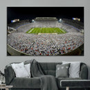 Beaver Stadium Night Game Triple Canvas Wall Art - Penn by MyGreatCanvas | Canvas Wall Art Prints | Photo Prints & Wall Decor