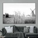Vintage Farmhouse Black and White Triptych Wall Art – Giclee