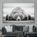 Resting Grizzly Bear Wall Art Canvas Print – Majestic Lazy by MyGreatCanvas | Canvas Wall Art Prints | Photo Prints & Wall Decor