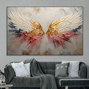 Golden Angel Wings Wall Art Canvas Print – Stunning Abstract by MyGreatCanvas | Canvas Wall Art Prints | Photo Prints & Wall Decor