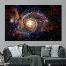 Nebula and Galaxies in Space Wall Art Canvas Print, Spiral