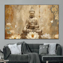 Buddha Wall Art Canvas Print, Buddha Meditation Room Decor,