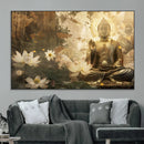 Zen Buddha Wall Art Canvas Print | Peaceful Meditation Decor