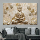 Serene Buddha Wall Art | Yoga Room Decor and Meditation Wall