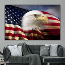 American Flag Eagle Symbol Wall Art, American Flag Eagle by MyGreatCanvas | Canvas Wall Art Prints | Photo Prints & Wall Decor