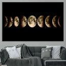 Phases of the Moon Wall Art | Canvas Print for Modern Wall by MyGreatCanvas | Canvas Wall Art Prints | Photo Prints & Wall Decor
