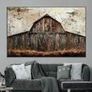 Rustic Barn Wall Art | Farmhouse Wall Decor Canvas Print |