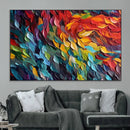 Vibrant Abstract Leaf Wall Art Canvas Print | Bold Colorful by MyGreatCanvas | Canvas Wall Art Prints | Photo Prints & Wall Decor