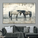 Chines Style Majestic Horses Wall Art | Ready to Hang and