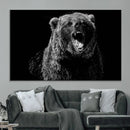 Bear Canvas Print | Wildlife Wall Art for Cabin Decor |