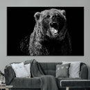 Bear Canvas Print | Wildlife Wall Art for Cabin Decor |