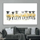 Farmhouse Wall Art Sheep Print | Ready to Hang Framed Canvas by MyGreatCanvas | Canvas Wall Art Prints | Photo Prints & Wall Decor