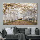 Forest Grove Wall Art | Serene Pathway Canvas Print | Ready