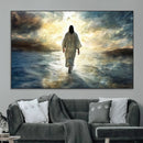 Jesus Walking on Water Wall Art | Canvas Print | Ready to