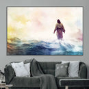 Watercolor Jesus Walking on Water Canvas Print, Christian by MyGreatCanvas | Canvas Wall Art Prints | Photo Prints & Wall Decor