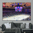 Madison New York Rangers Hockey Stadium Wall Art Canvas