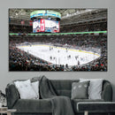 Sharks Arena Blackhawks Sharks Ice Hockey Stadium Wall Art by MyGreatCanvas | Canvas Wall Art Prints | Photo Prints & Wall Decor