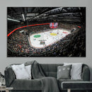 Vaudoise Lausanne Ice Hockey Arena Stadium Wall Art Canvas,