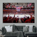 Carolina Hurricanes Ice Hockey Stadium Wall Art, Carolina