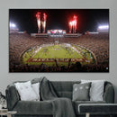 Framed Florida State Seminoles Football Team Print -