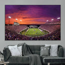 East Carolina University Pirates Football Print Canvas-