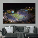 Duke University Blue Devils Football Print Canvas - Durham