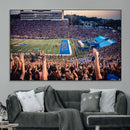 University of Kansas Jayhawks Football Team Art Print - by MyGreatCanvas | Canvas Wall Art Prints | Photo Prints & Wall Decor