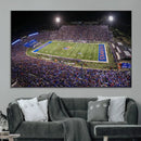University of Kansas Jayhawks Football Team Print - Lawrence by MyGreatCanvas | Canvas Wall Art Prints | Photo Prints & Wall Decor