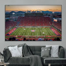 Arizona Wildcats Football Team Print - Tucson Arizona by MyGreatCanvas | Canvas Wall Art Prints | Photo Prints & Wall Decor