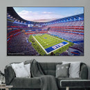 Buffalo Bills Football Team Print Canvas - Buffalo Highmark by MyGreatCanvas | Canvas Wall Art Prints | Photo Prints & Wall Decor