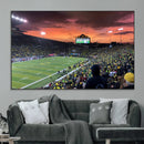 Eugene Autzen Stadium Canvas Wall Art Print – Sunset Over by MyGreatCanvas | Canvas Wall Art Prints | Photo Prints & Wall Decor