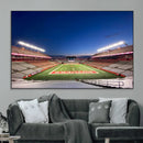 Rutgers Scarlet Knights Football Team Print - Piscataway SHI by MyGreatCanvas | Canvas Wall Art Prints | Photo Prints & Wall Decor