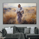 Jesus the Good Shepherd Wall Art Canvas Print - Lost Lamb
