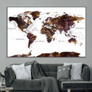 World Map Canvas Print – Detailed Map of the World Wall Art by MyGreatCanvas | Canvas Wall Art Prints | Photo Prints & Wall Decor