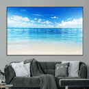 Beach Scene Canvas Wall Art Print – Tranquil Ocean Horizon by MyGreatCanvas | Canvas Wall Art Prints | Photo Prints & Wall Decor