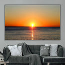 Golden Horizon Sunset Over Ocean Wall Art Canvas Print – by MyGreatCanvas | Canvas Wall Art Prints | Photo Prints & Wall Decor