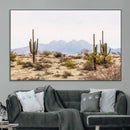 Desert Cactus Canvas Wall Art – Serene Southwestern Arizona by MyGreatCanvas | Canvas Wall Art Prints | Photo Prints & Wall Decor