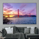 Golden Gate Bridge Wall Art Canvas Print – Framed San by MyGreatCanvas | Canvas Wall Art Prints | Photo Prints & Wall Decor