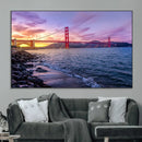 Golden Gate Bridge Wall Art Canvas Print – Framed San by MyGreatCanvas | Canvas Wall Art Prints | Photo Prints & Wall Decor