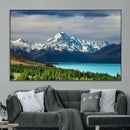 Mount Cook and Lake Pukaki Canvas Wall Art Print – Majestic by MyGreatCanvas | Canvas Wall Art Prints | Photo Prints & Wall Decor