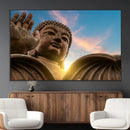 Buddha Statue and Daylight Wall Art, Buddha Statue Wall Art by MyGreatCanvas | Canvas Wall Art Prints | Photo Prints & Wall Decor