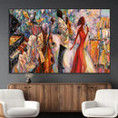 Abstract Afro American Jazz Canvas Wall Art | Music-Inspired by MyGreatCanvas | Canvas Wall Art Prints | Photo Prints & Wall Decor