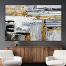 Abstract Painting Canvas Wall Art Print Paint Drip Art Brush
