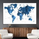 World Map Canvas Print – Framed Detailed Map of the World by MyGreatCanvas | Canvas Wall Art Prints | Photo Prints & Wall Decor