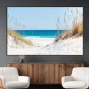 Serene Coastal Dune Path with Ocean View, 3-Panel Beach