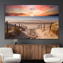 Sunset on the Sea Wall Art Canvas Print by MyGreatCanvas | Canvas Wall Art Prints | Photo Prints & Wall Decor