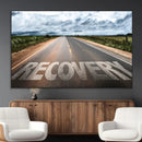 Recovery Road Wall Art Canvas Print