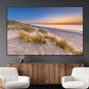 Sunrise On The Beach Wall Art Canvas Print